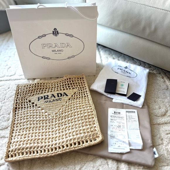 Prada crochet tote bag - Picture 4 of 11